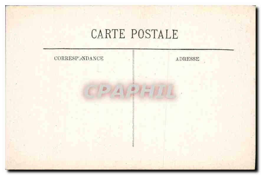 CPA Versailles le Petit Trianon Chambre a coucher de Marie Antoinette  — Verso