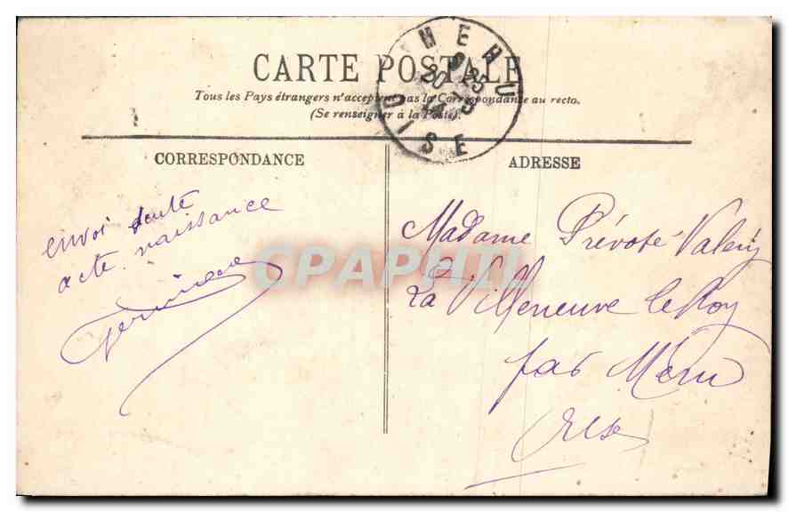 CPA Versailles le Petit Trianon Hameau de Marie Antoinette la Laiterie et le Lac  — Verso