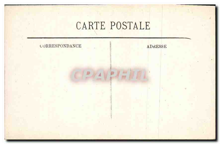CPA Versailles le Chateau l'Orangerie et vue sur la Ville  — Rückseite