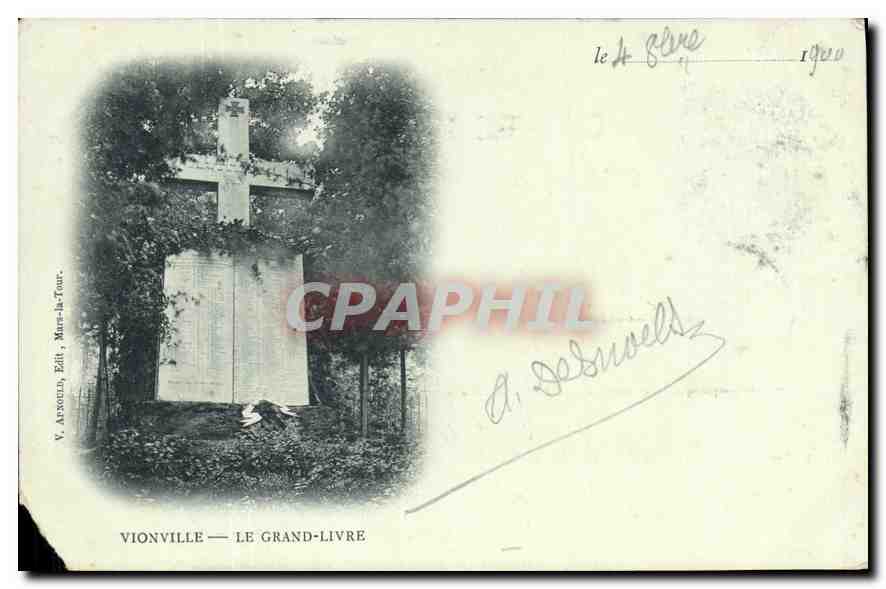 CPA Vionville le Grand Livre 