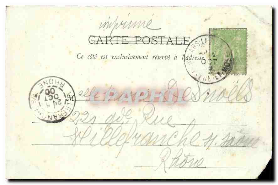 CPA Vionville le Grand Livre  — Rückseite