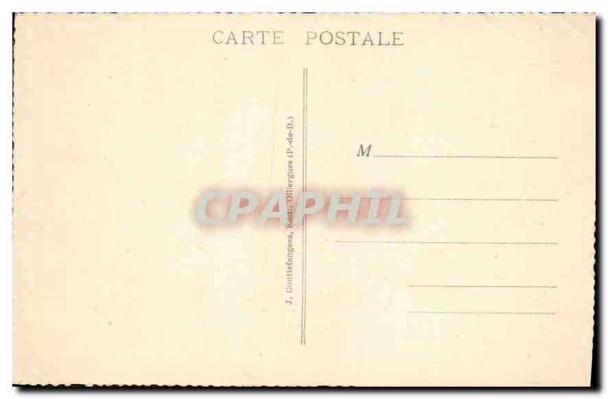 CPA La Bourboule Route de St Sauves et Lac du Barrage  — Verso