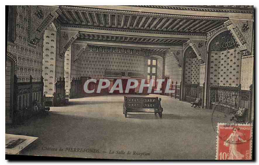 CPA Chateau de Pierrefonds la Salle de Reception 