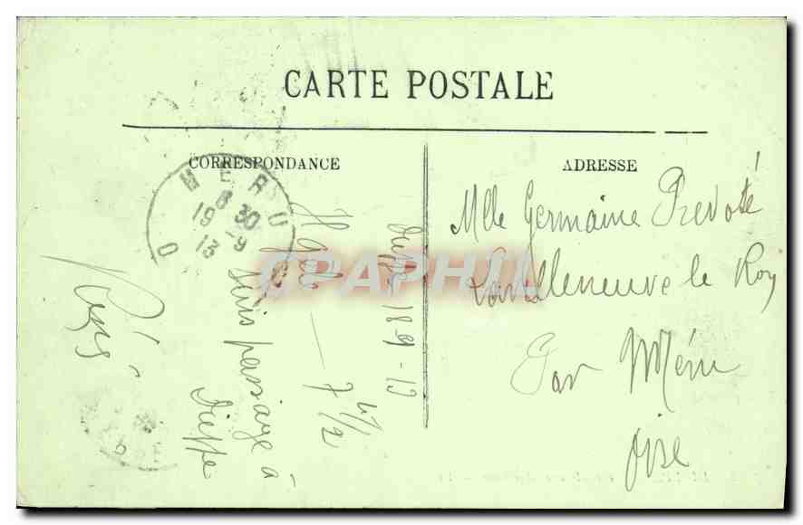 CPA Dieppe le Boulevard Maritime  — Rückseite