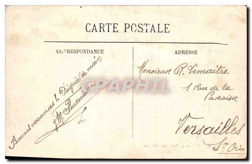 CPA Rouen le Pont Transbordeur  — Verso