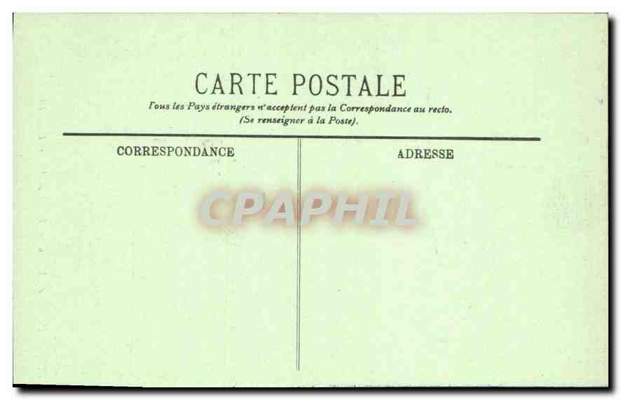 Pau — Le Château — Le Lit de Henri IV — LL. n° 52 — Rückseite
