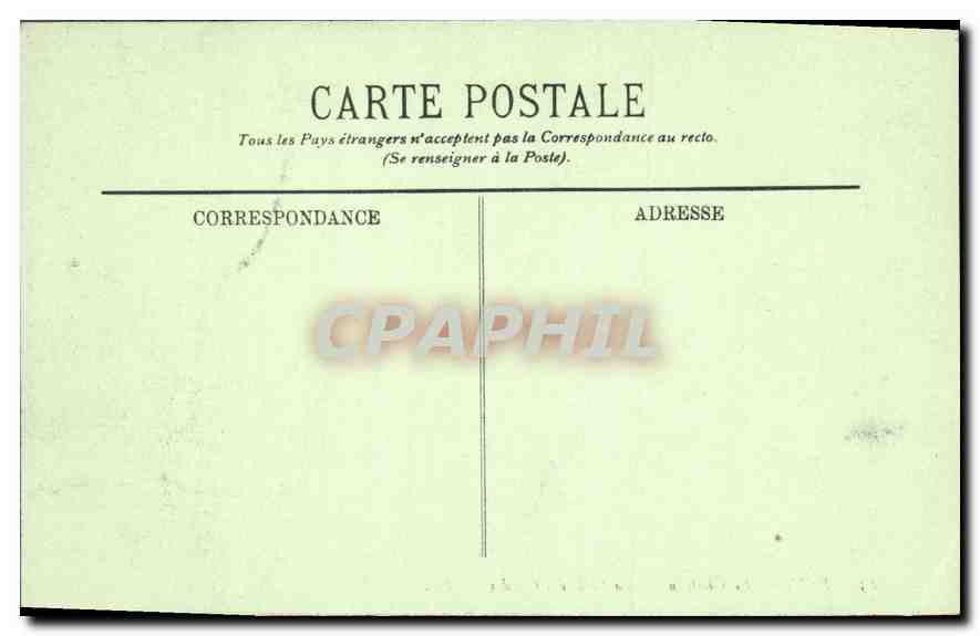 CPA Pau le Chateau la Salle des Gardes  — Rückseite