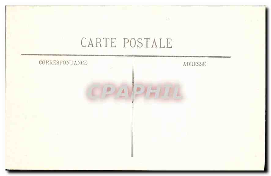 CPA Pau le Chateau Entree Principale  — Verso