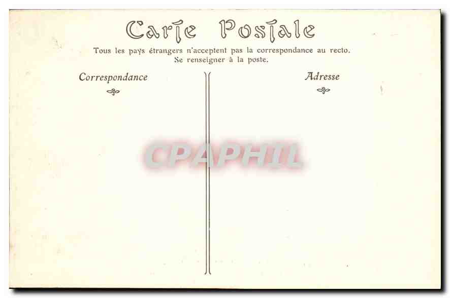 CPA Pau interieur de chateau chambre a coucher de Jeanne d'Albert  — Rückseite
