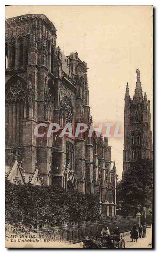 CPA Bordeaux la Cathedrale 