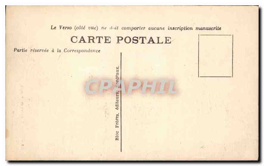 CPA Bordeaux la Cathedrale  — Verso