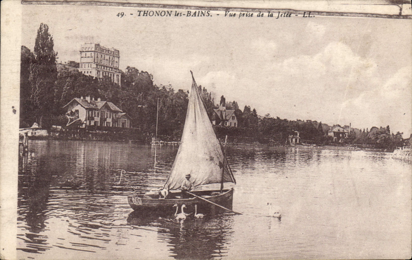 Thonon-les-Bains — Vue prise de la Jetée — LL, n°49