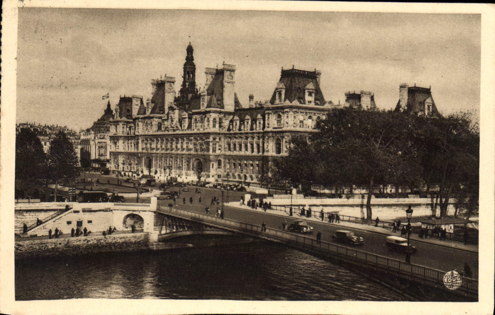 CPA Paris l'hotel de Ville 