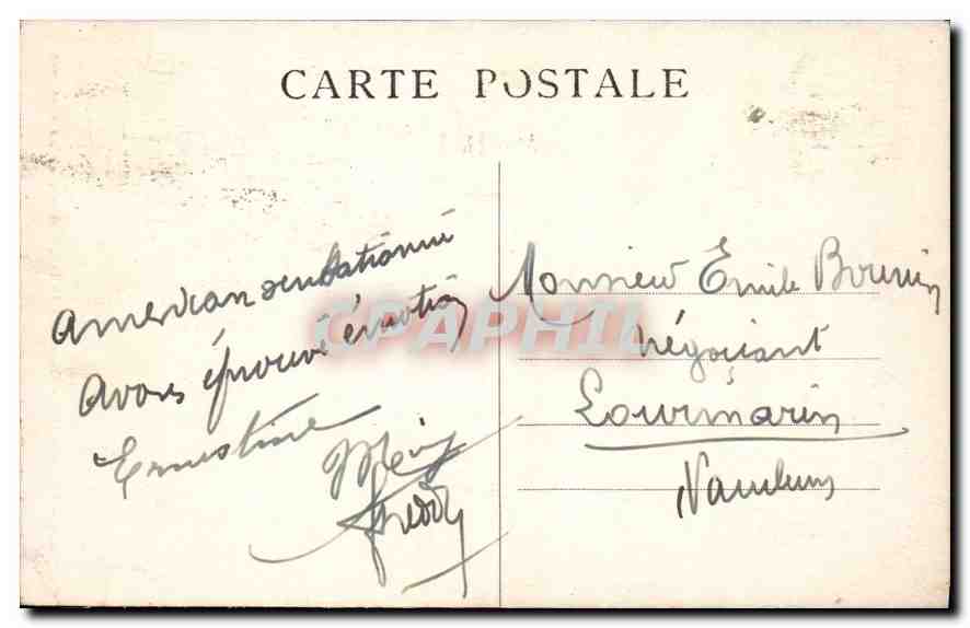 Dauphiné - Sassenage - Descente de la Cheminée et les escaliers — Verso
