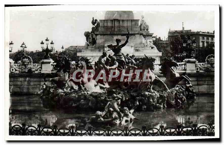 CPA Bordeaux Le monument des Girondins 