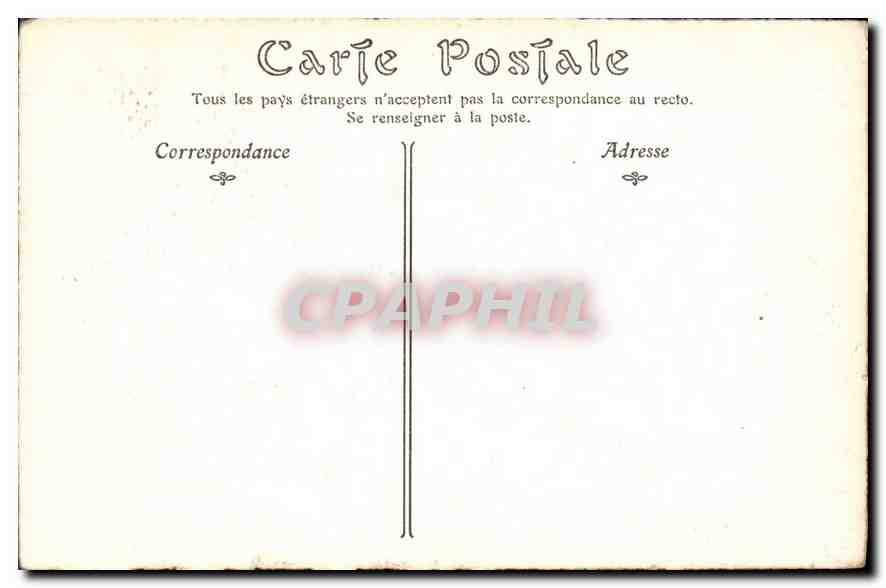 La Reine Mathilde et ses Dames d'Honneur brodant la Tapisserie de Bayeux — ND Pbol. — Verso