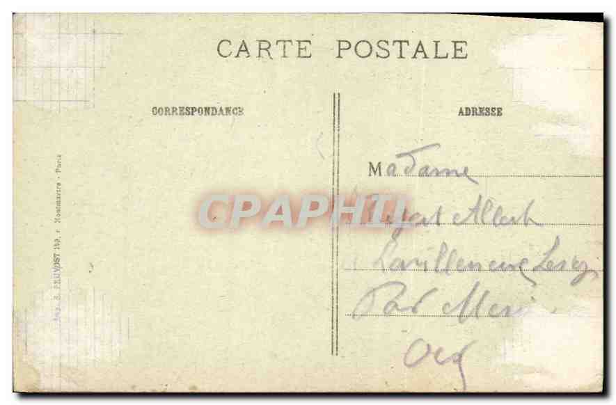 CPA La Guerre 1914 15 16 Amiens Somme La Cathedrale garantie contre le bombardement  — Rückseite