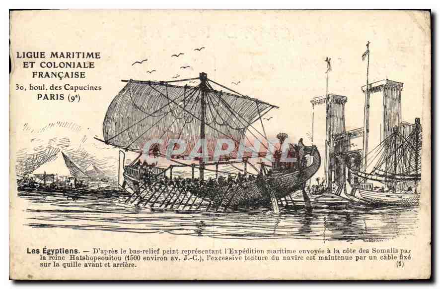 CPA Ligue Maritime et Coloniale Francaise Paris 9 a Les Egyptiens 
