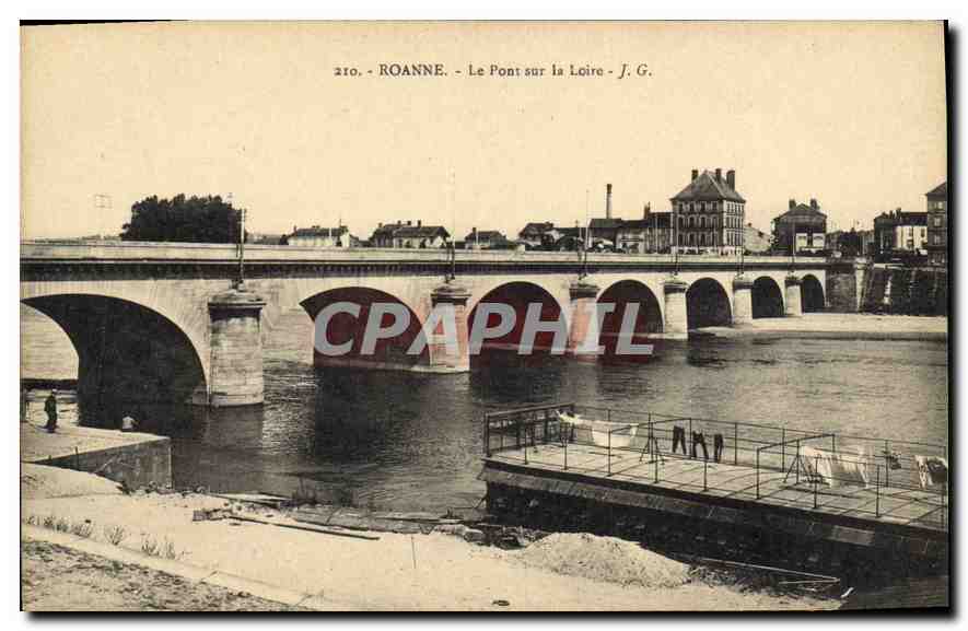 CPA Roanne Le Pont sur la Loire 