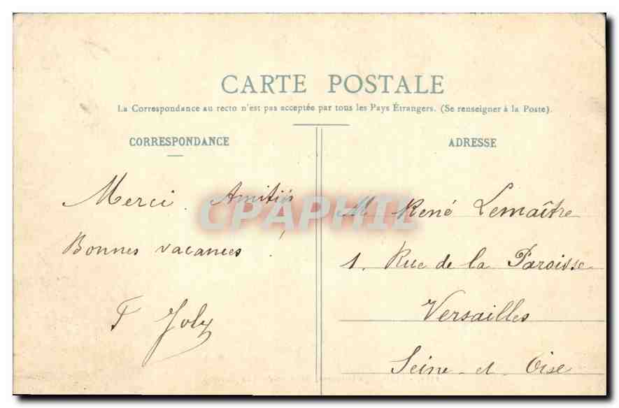 Château de la Serraz — Bourget-du-Lac (Savoie) — E. Reynaud, éditeur Chambéry — Verso