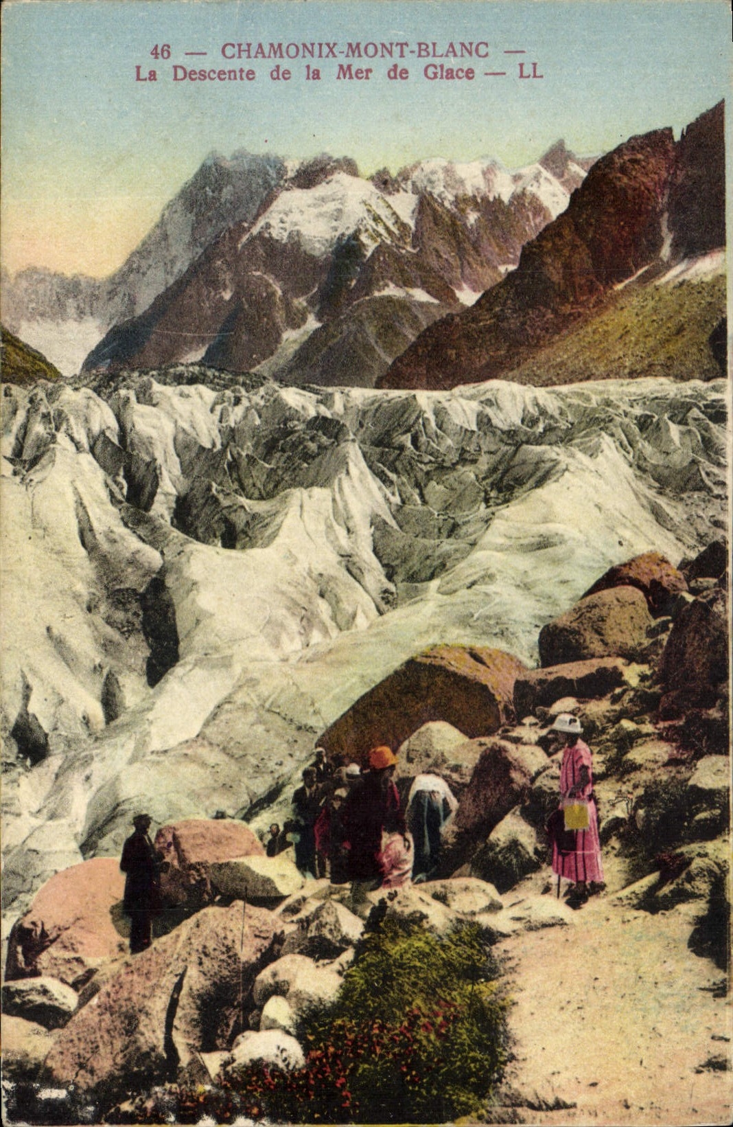 Chamonix-Mont-Blanc — La Descente de la Mer de Glace — LL