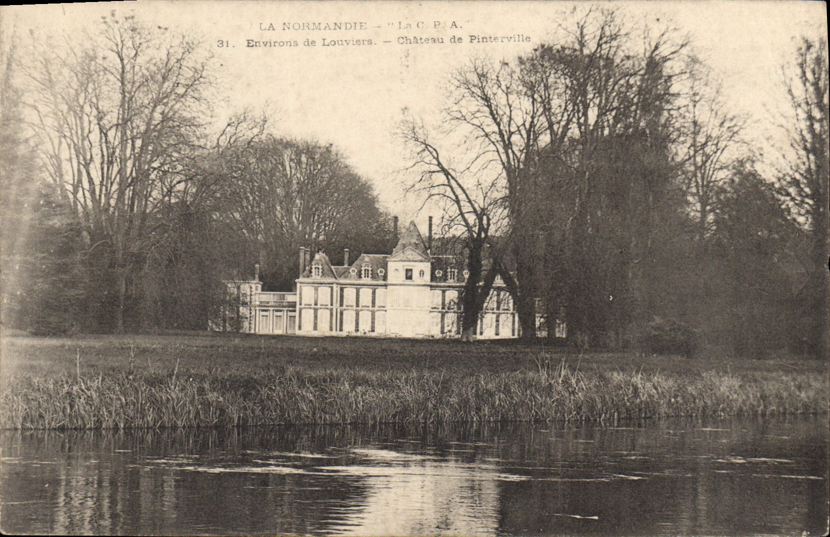 Château de Pinterville — Environs de Louviers — La C.P.A. n°31