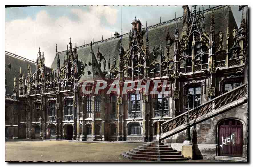 CPA Rouen Seine Mme Palais de Justice 