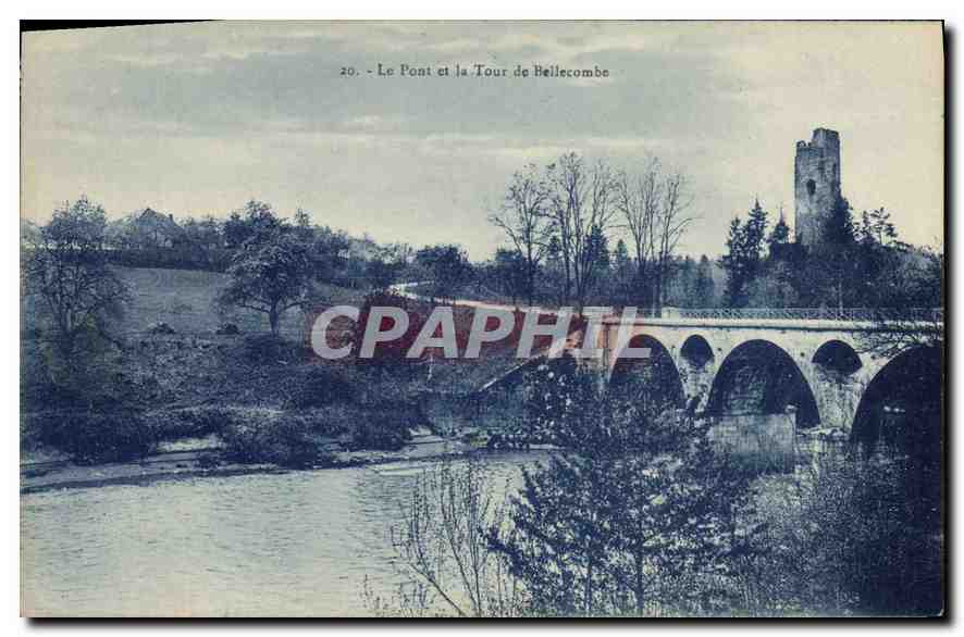 CPA Le Pont et la Tour de Bellecombe 