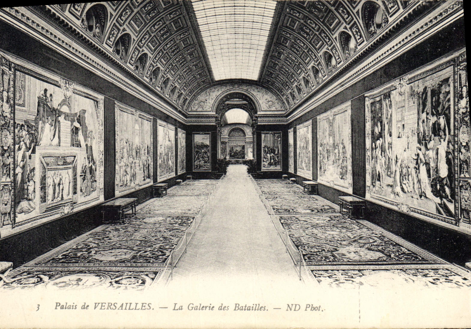 CPA Palais de Versailles La Galerie des Batailles 