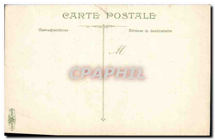 CPA Versailles Parc du Petit Trianon Pavillon de la Musique  — Verso