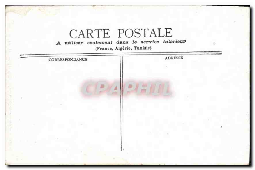 CPA Paris La Madeleine & Rue Royale   — Verso
