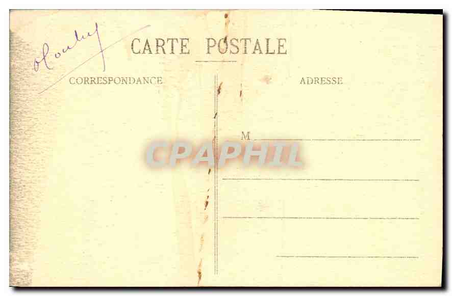 CPA Pierre branlante de Reignac Le Moustier Dordogne  — Rückseite