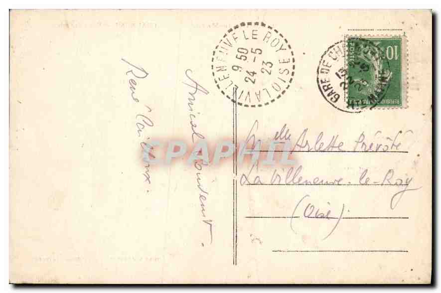 CPA La Haute Marne Chaumont Vue generale  — Rückseite