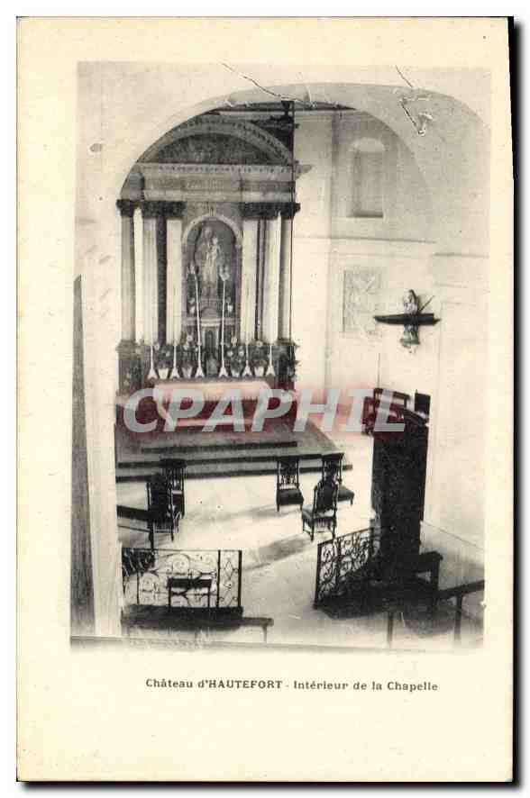 Château d'HAUTEFORT — Intérieur de la Chapelle — éditeur non visible