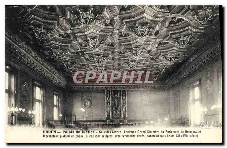 CPA Rouen Palais de Justice Salle des Assieses 