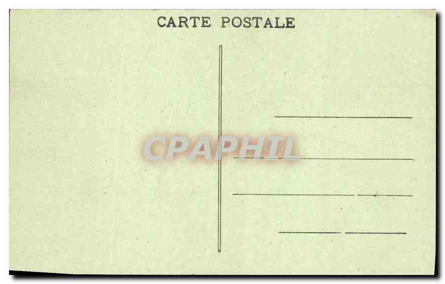 CPA Noyon bombarde La Place de l'Hotel de Ville et la Cathedrale  — Rückseite