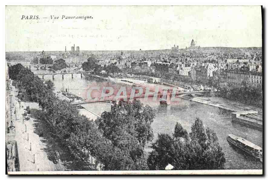 CPA Paris Vue panoramique 