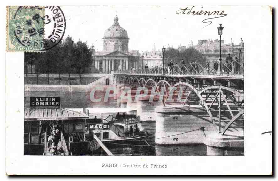 CPA Paris Institut de France Elixir Combier