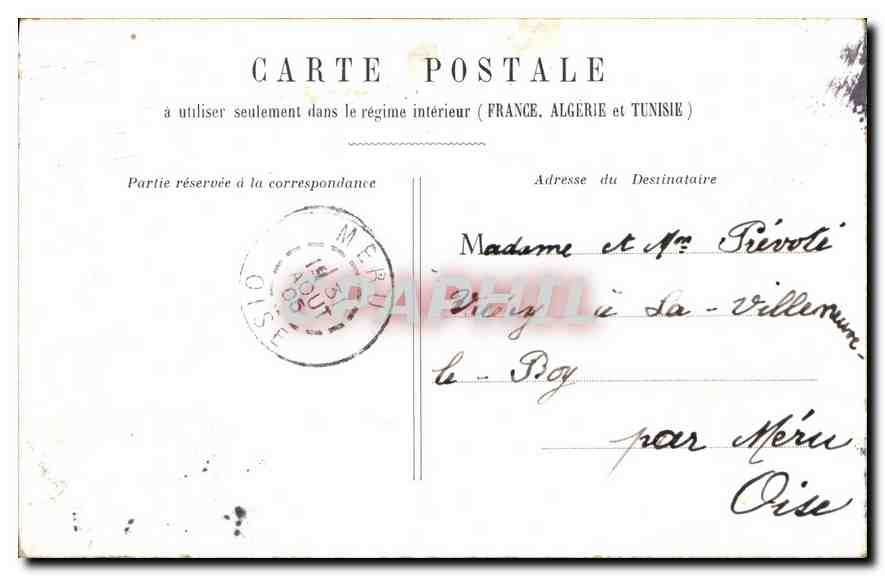 CPA Paris Institut de France Elixir Combier — Rückseite