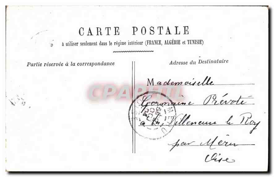 CPA Paris Le Triomphe de la Republique Place de la Nation  — Rückseite