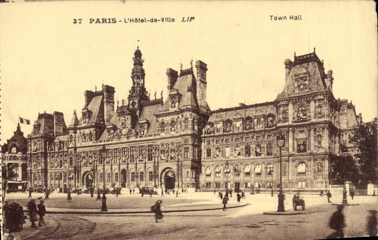 CPA Paris l'Hotel de Ville 