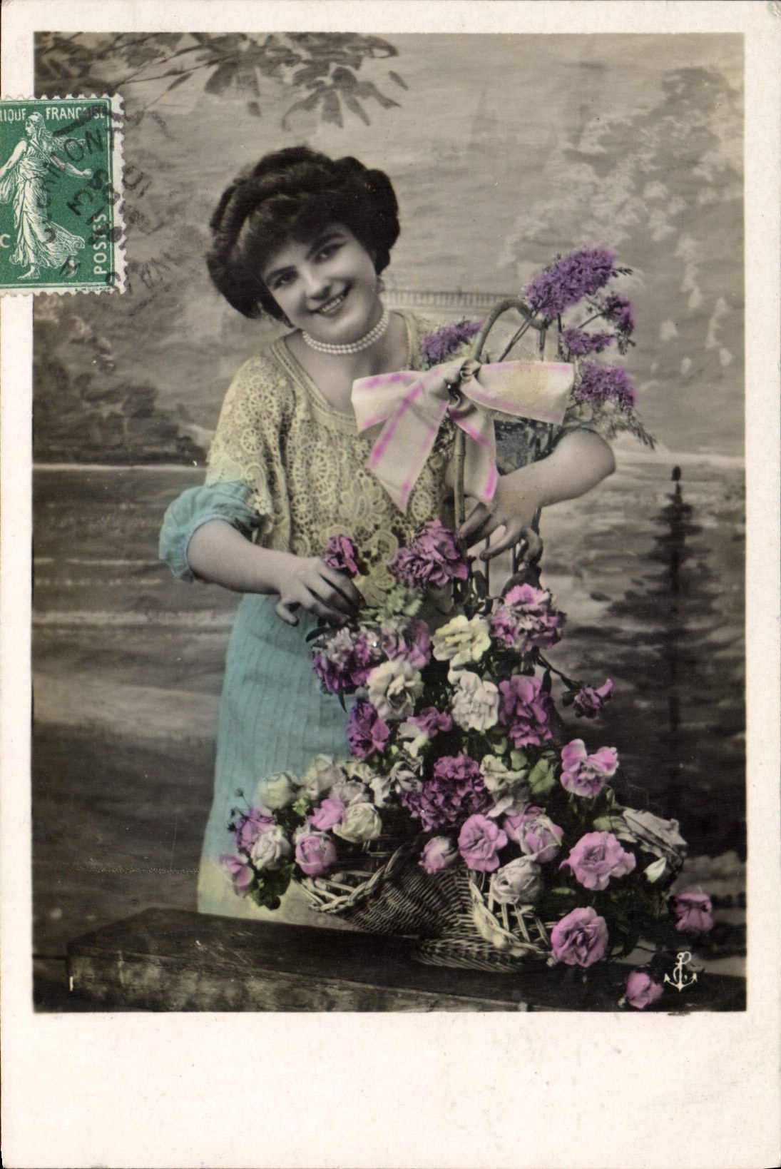 CPA Fantaisie Femme