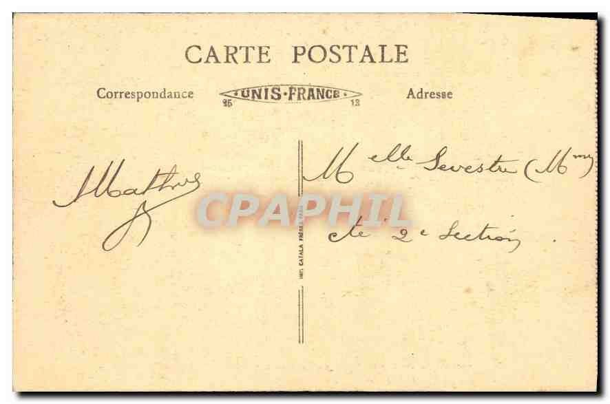 CPA Monastere de Sainte Marie de la Pierre qui Vire Yonne le Trinquelin  — Back