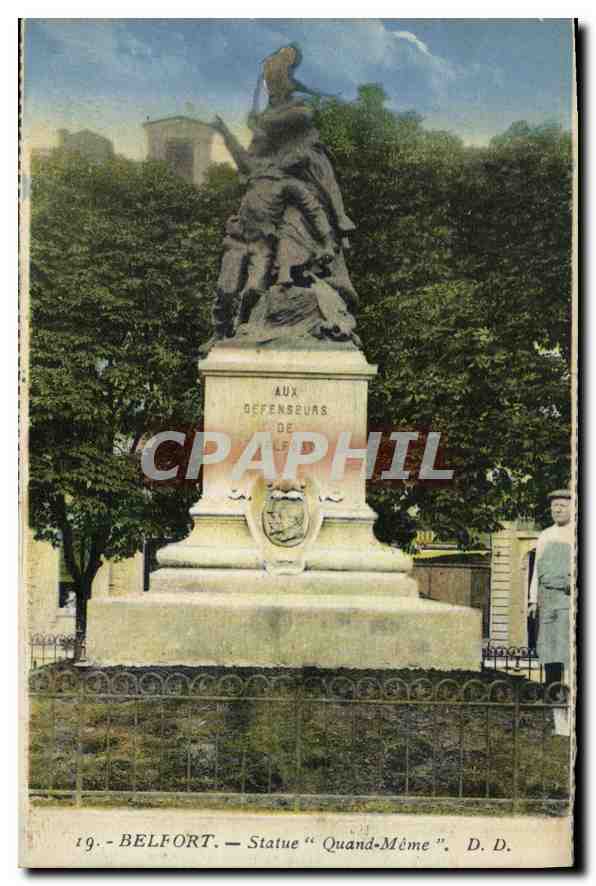 Belfort — Statue "Quand-Même" — D. D.