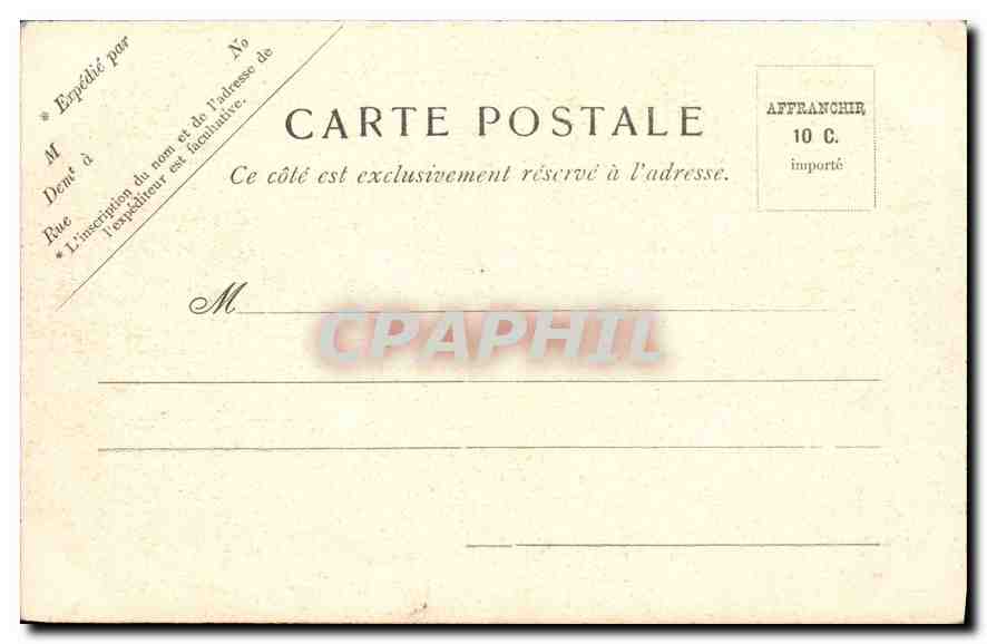 CPA Luz L'Eglise des Templiers  — Verso
