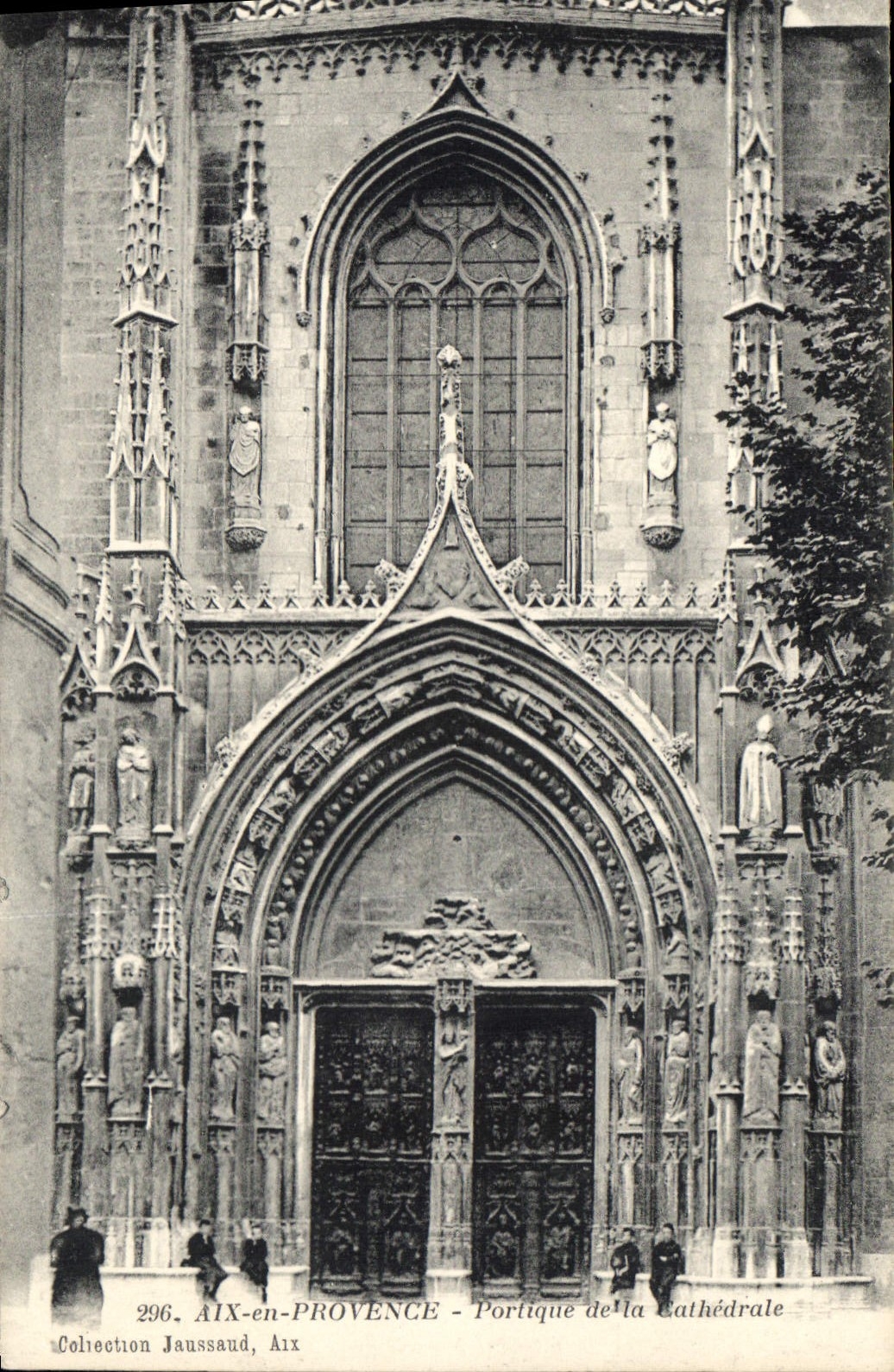 Aix-en-Provence — Portique de la Cathédrale — Collection Jaussaud, n°296