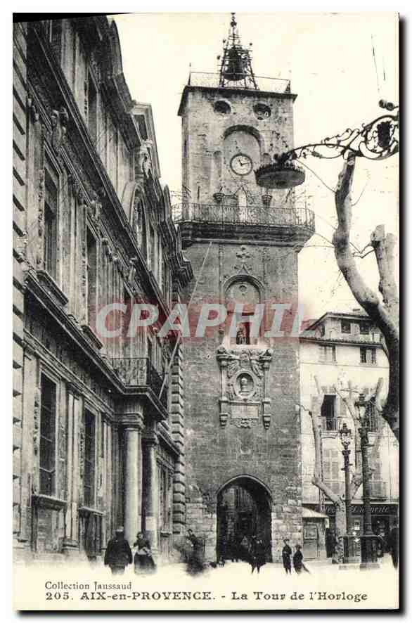 AIX-en-PROVENCE — La Tour de l'Horloge — Collection Jaussaud n°205