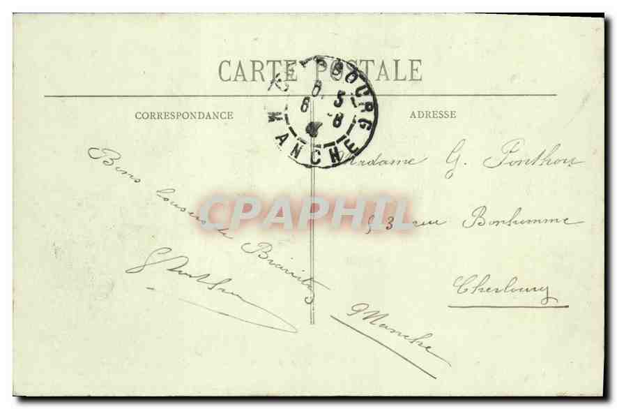 CPA Biarritz Artistique Les Deux Casinos et les Jardins de la Plage  — Verso