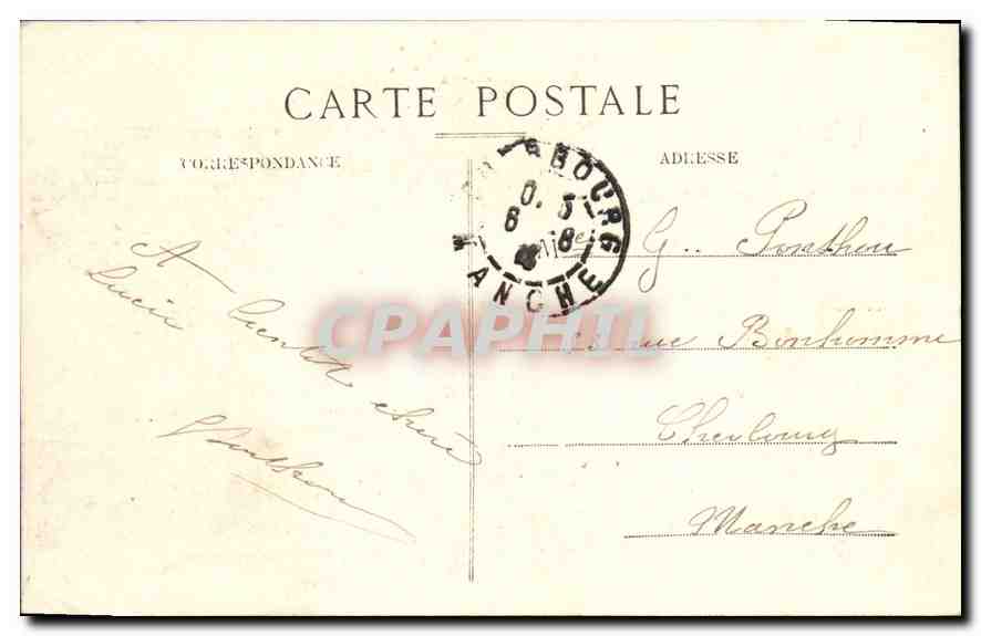 CPA Biarritz Pittoresque La Plage  — Rückseite