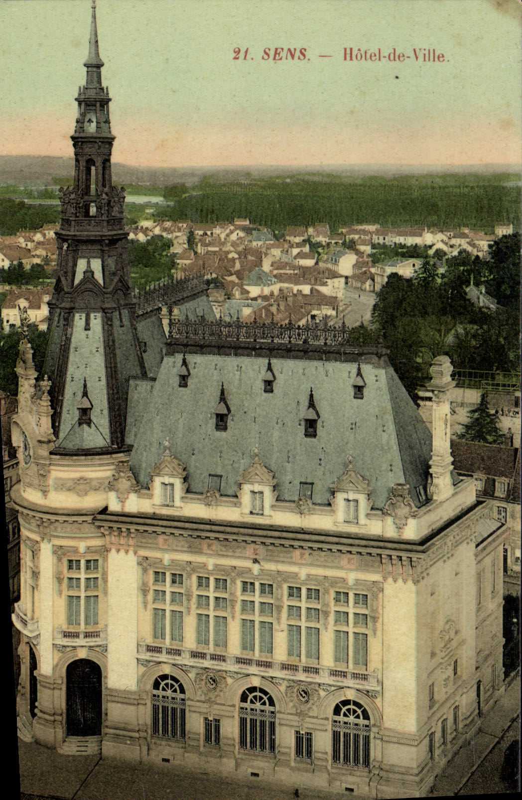 Sens — Hôtel-de-Ville — Éditeur non identifié, n° de série 21